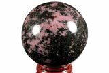 Rhodonite Sphere - Madagascar #180703-1